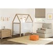 Storkcraft Orchard 5 in 1 Canopy Convertible Crib in Driftwood