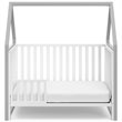 Storkcraft Orchard 5 in 1 Canopy Convertible Crib in Pebble Gray