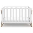 Storkcraft Equinox 3 in 1 Convertible Crib in White and Driftwood