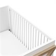 Storkcraft Equinox 3 in 1 Convertible Crib in White and Driftwood