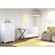 Storkcraft Equinox 3 in 1 Convertible Crib in White and Driftwood