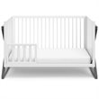 Storkcraft Equinox 3 in 1 Convertible Crib in White and Gray