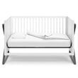 Storkcraft Equinox 3 in 1 Convertible Crib in White and Gray