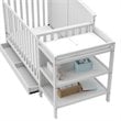 Storkcraft Steveston 3 Piece Convertible Crib Set in White