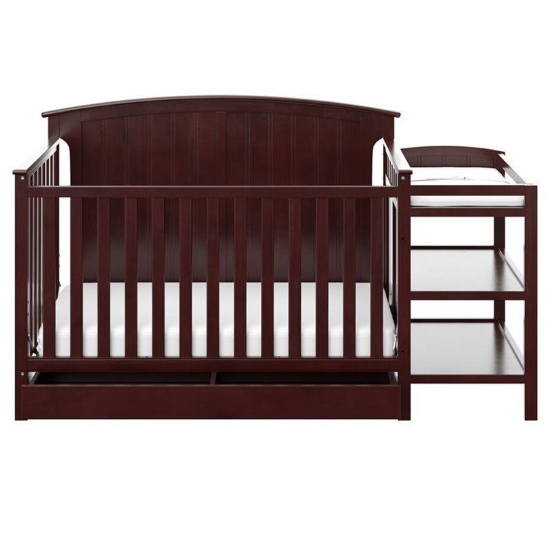 Storkcraft Steveston 3 Piece Convertible Crib Set In Espresso