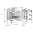 Storkcraft Steveston 3 Piece Convertible Crib Set in Gray