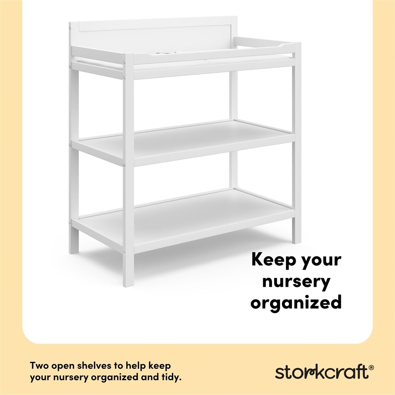Storkcraft Alpine Changing Table in White