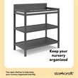 Storkcraft Alpine Changing Table in Gray