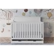 Storkcraft Homestead 4 in 1 Convertible Crib with Drawer in White