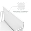 Storkcraft Homestead 4 in 1 Convertible Crib with Drawer in White