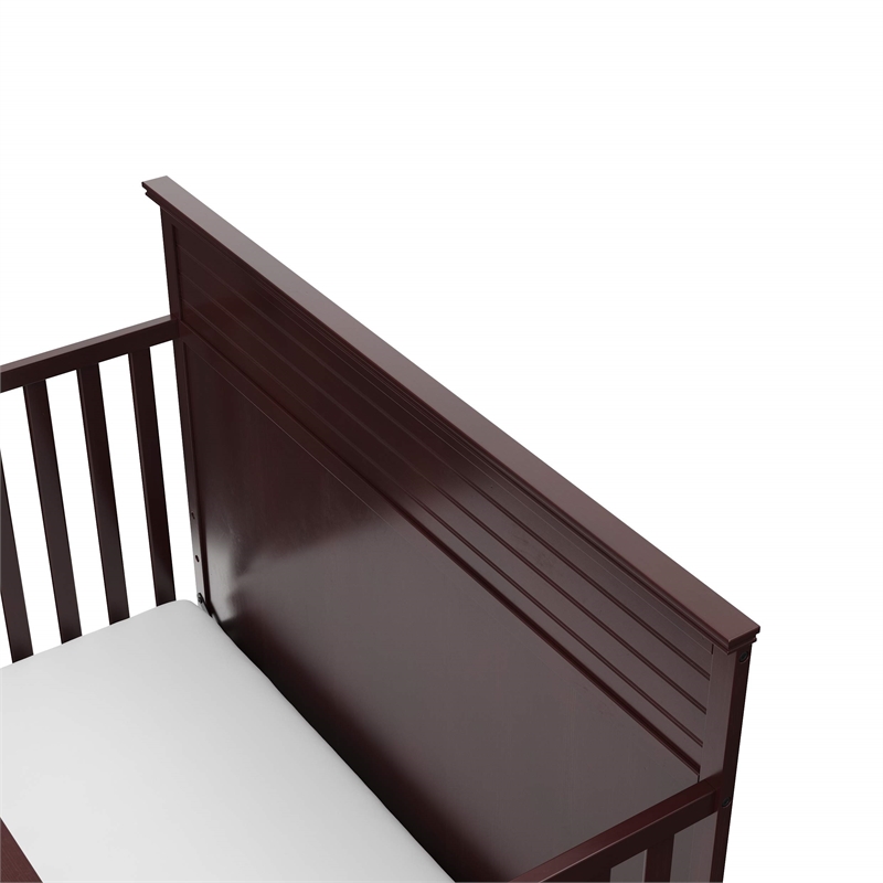 Storkcraft Homestead 4 in 1 Convertible Crib with Drawer in Espresso