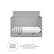 Storkcraft Homestead 4 in 1 Convertible Crib with Drawer in Pebble Gray