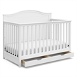 Storkcraft Moss 4 in 1 Convertible Crib with Drawer in White