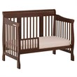 Stork Craft Tuscany Solid Pine Wood 4-in-1 Stages Baby Crib in Espresso