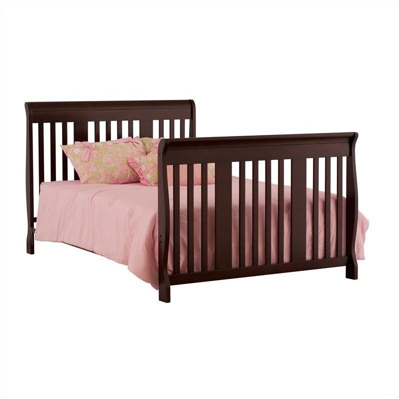 Stork Craft 4 In 1 Portofino Crib Changer Combo In Espresso