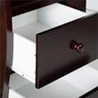 Stork Craft 4-in-1 Portofino Crib & Changer Combo in Espresso