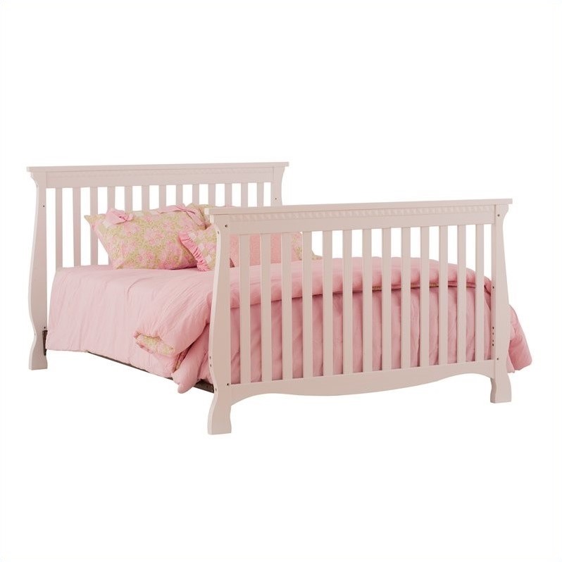 4in1 Fixed Side Convertible Crib in White 04587131