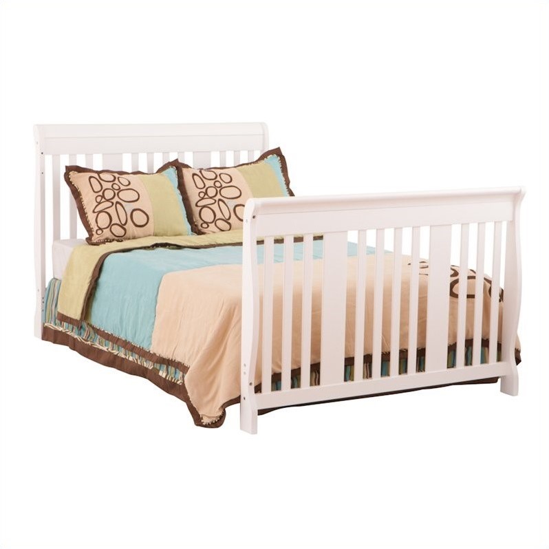 Stork Craft 4 In1 Portofino Crib Changer Combo In White 04586 471