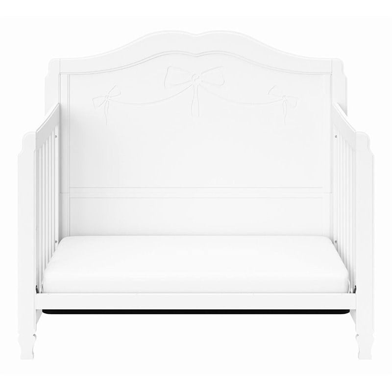 Stork Craft Princess Fixed Side Convertible Crib in White