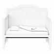 Stork Craft Princess Fixed Side Convertible Crib in White
