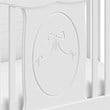 Stork Craft Princess Fixed Side Convertible Crib in White