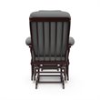 Stork Craft Custom Tuscany Glider and Ottoman in Espresso and Gray