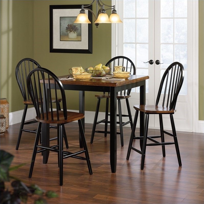  Edge Water Windsor Dining Chair in Estate Black Set of 2  415094