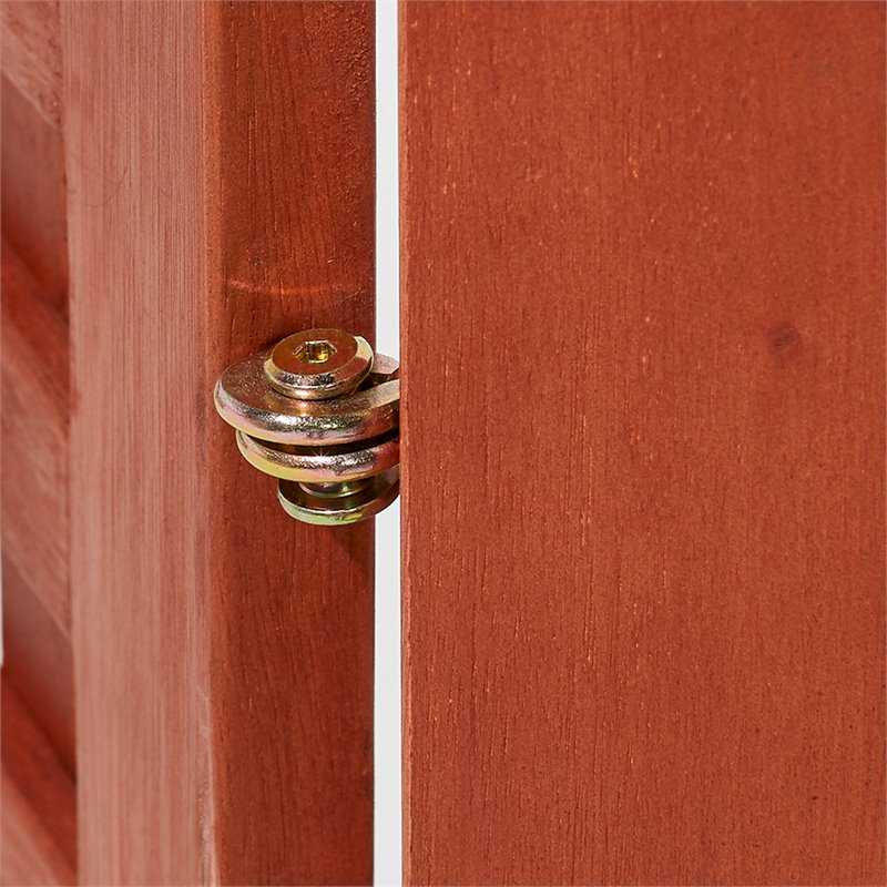 Vifah Malibu Outdoor & Indoor Hardwood Privacy Screen