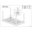 Vifah Malibu Outdoor Balthazar Rectangular Table