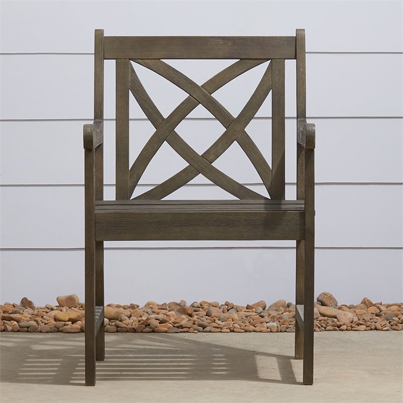 Vifah Renaissance Outdoor Arm Chair Homesquare