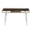Techni Mobili Compact Computer Desk in Walnut