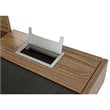 Techni Mobili Compact Computer Desk in Walnut