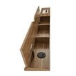 Techni Mobili Compact Computer Desk in Walnut