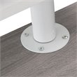 Techni Mobili Rotating Modular Computer Desk in Gray