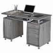 Small Computer Desk in Gray