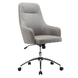 techni mobili swivel office chair in gray