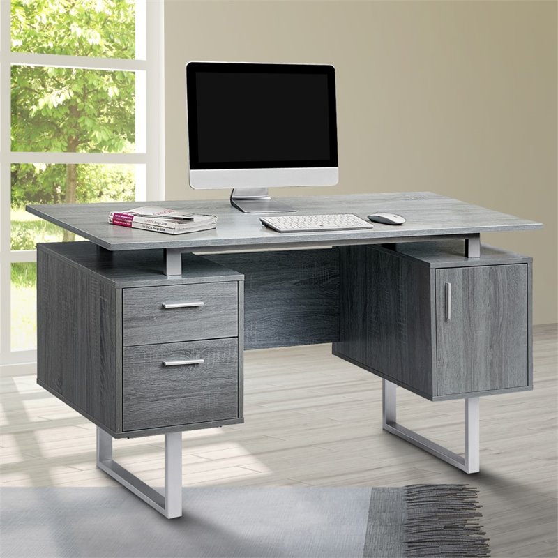 Modern Multi Storage Computer Desk with Storage - Techni Mobili