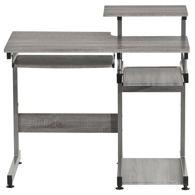 Techni Mobili Computer Desk in Gray