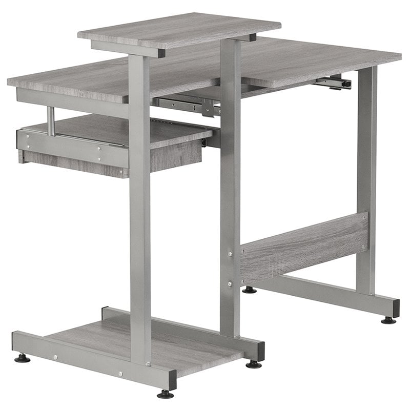 Techni Mobili Computer Desk in Gray