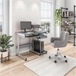 Techni Mobili Computer Desk in Gray