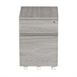 Techni Mobili 2 Drawer Mobile Vertical File Cabinet in Gray