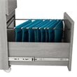 Techni Mobili 2 Drawer Mobile Vertical File Cabinet in Gray