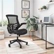 Techni Mobili Mid Back Mesh Adjustable Office Chair in Black