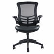 Techni Mobili Mid Back Mesh Adjustable Office Chair in Black
