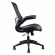 Techni Mobili Mid Back Mesh Adjustable Office Chair in Black