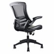 Techni Mobili Mid Back Mesh Adjustable Office Chair in Black