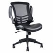 Techni Mobili Mid Back Mesh Adjustable Office Chair in Black