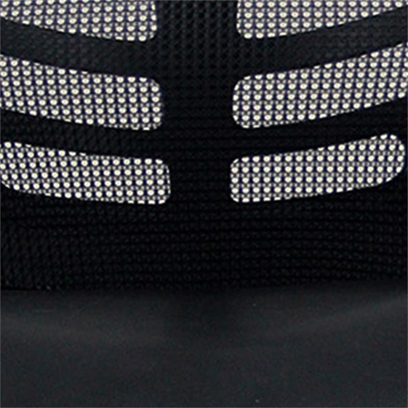 Techni Mobili Mid Back Mesh Adjustable Office Chair in Black