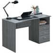 Techni Mobili Classic Writing Desk in Gray