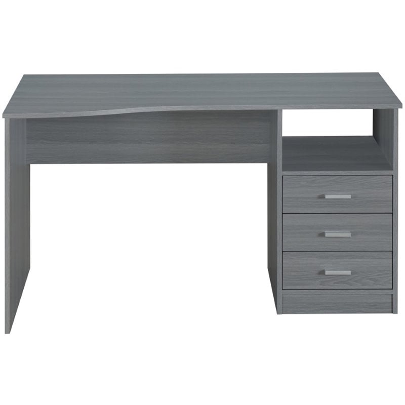 techni mobili classic writing desk in gray